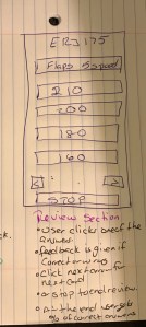 Sketch showing 2nd page of app.